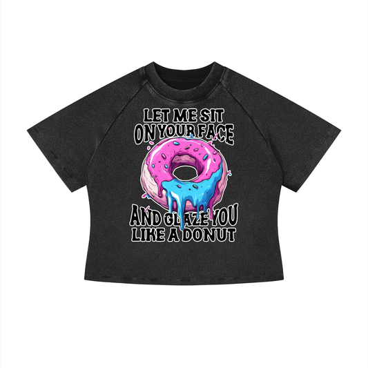 Women's Mineral Wash Crop T-Shirt