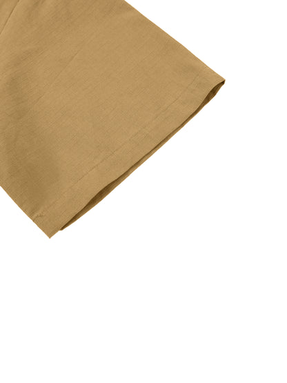 “Dunk the Angry Pigeon” Color Block Short Sleeve Button-Up